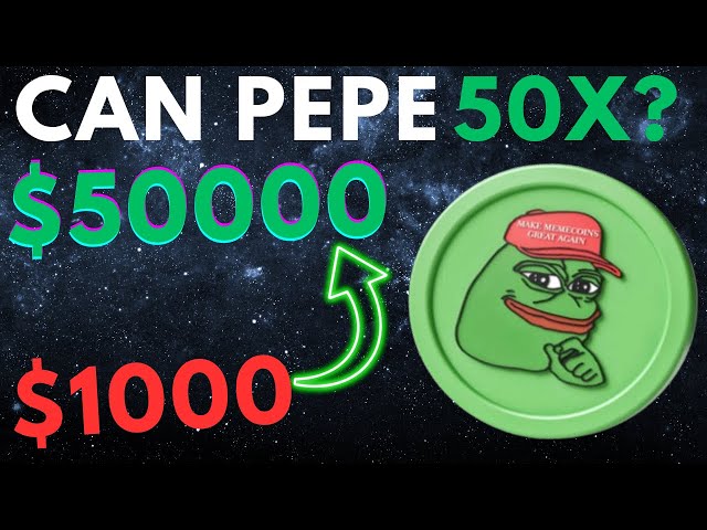 🚀Pepé peut-il 50x ? + De nombreux graphiques haussiers qui indiquent cela... 🚀 | Prévision de prix Pepe Coin🚀