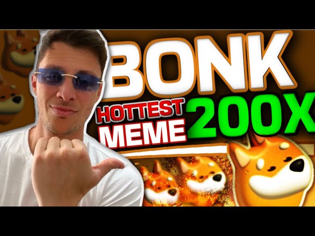 BONK COIN POURRAIT EXPLOSER 200X TRÈS BIENTÔT !!! LA PIÈCE SOLANA MEME LA PLUS CHAUDE MAINTENANT !