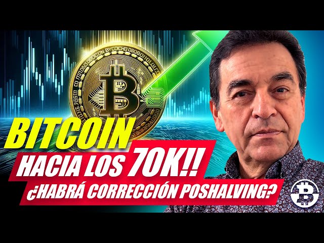 Bitcoin towards 70K!! There will be no posthalving correction? #bullrun #halving