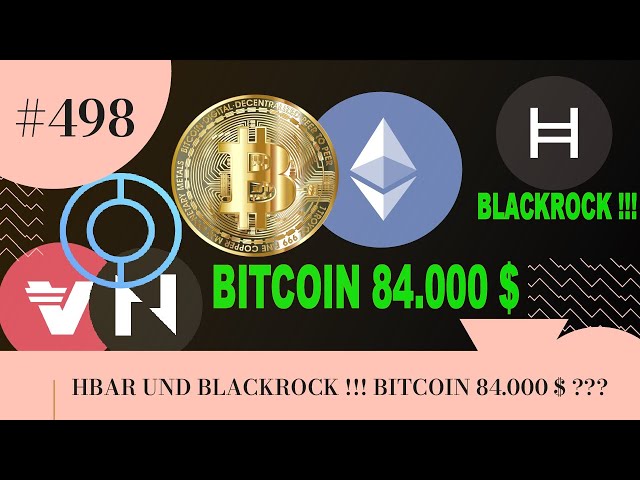 HBAR ET BLACKROCK!!! Bitcoin 84 000 ??? ENCORE DES SECOUSSES ???