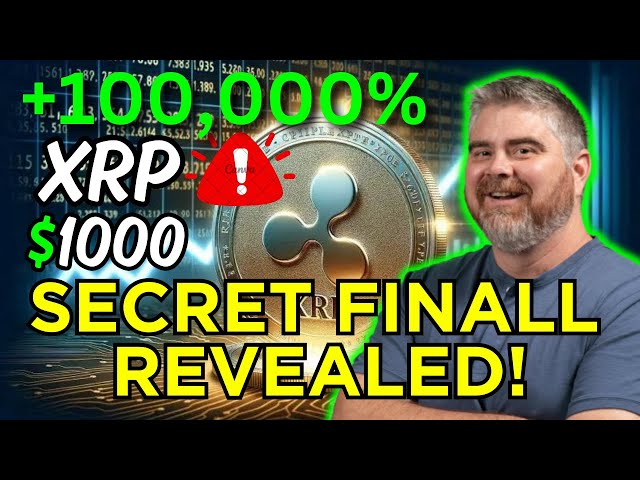 C'est pourquoi ce ne sera que RIPPLE XRP ! NOUVELLES RIPPLE XRP AUJOURD'HUI