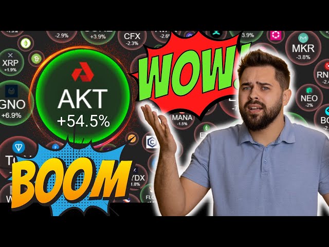 Akash Network AKT 가격이 Upbit 상장에서 54% 폭등했습니다!