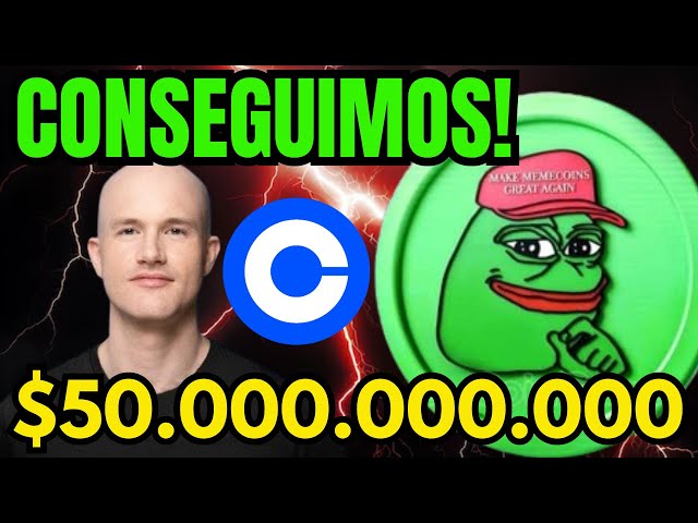 PEPE 硬币 我们做到了！ 50,000,000,000 美元，我们是对的！