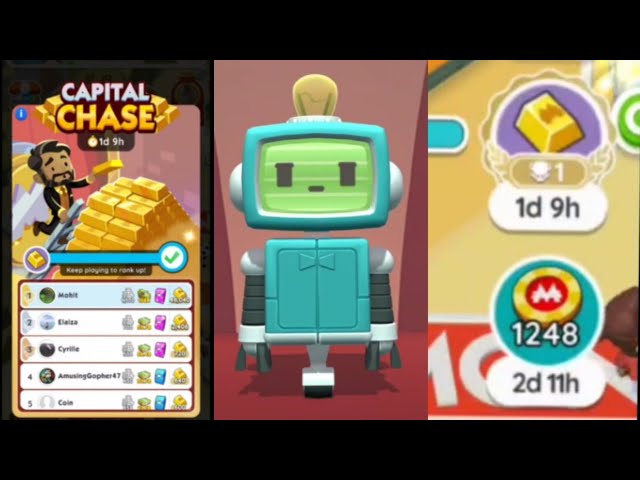 CAPITAL CHASE Monopoly go High roll gameplay| Peg-e prize Drop Token #monopolygo #pege #airplanemode