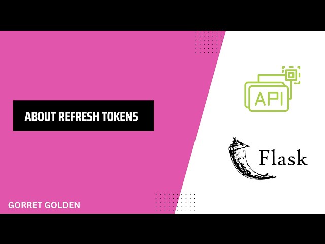 Flask Mastery: Building an Authors API | Refresh Token