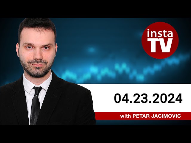 2024 年 4 月 24 日の EUR/USD、GOLD、NASDAQ、ビットコイン、原油、USDX の為替予測 (Petar Jacimovic 氏)