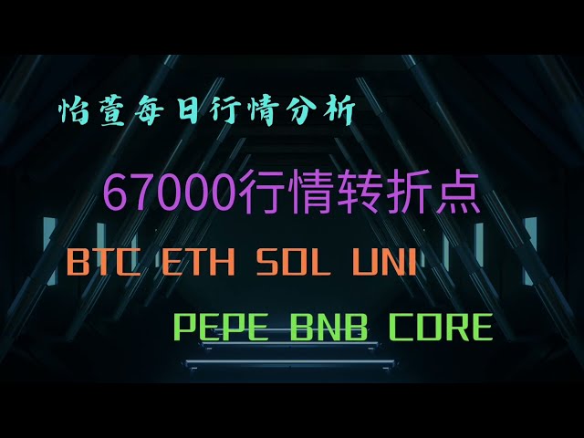 ビットコインの主要レベル67,000、これは調整か継続か？多通貨分析、上のアレクサンダー!