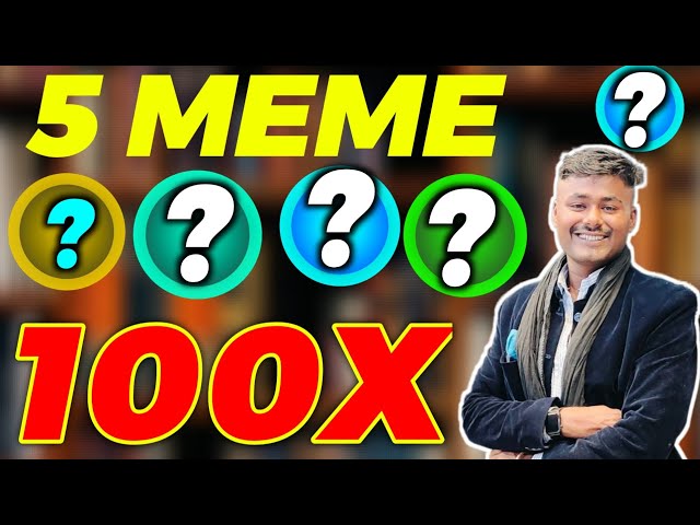 🔴5 Meme Coin peut faire de vous un millionnaire en 2025. 1 000 ₹, c'est beaucoup 💥 Crypto Next Bull Run aa gaya