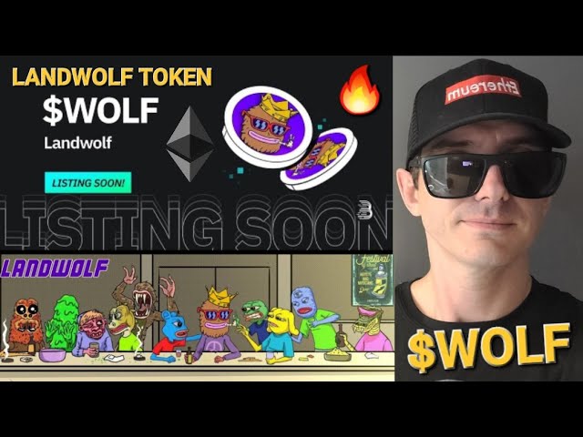 $WOLF - LANDWOLF JETON SUR ETHEREUM CRYPTO COIN LAND WOLF MATT FURIE MEMECOIN BITMART ETH PEPE MEME