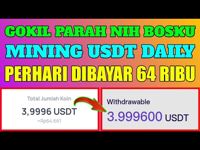 VERDIENEN SIE TÄGLICH USDT!! DIREKT REGISTRIEREN WD, BEZAHLT 3,9996 USDT PRO TAG - CRYPTO NEWS