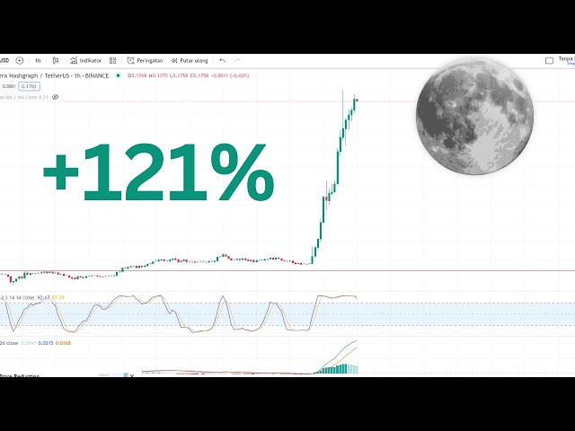 Ce jeton a augmenté de 100 % en une journée !