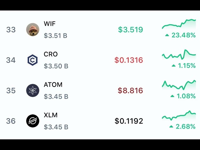 Der Top-Solana-Meme-Coin WIF schnellt um 23 % in die Höhe und überholt den XRP-Konkurrenten