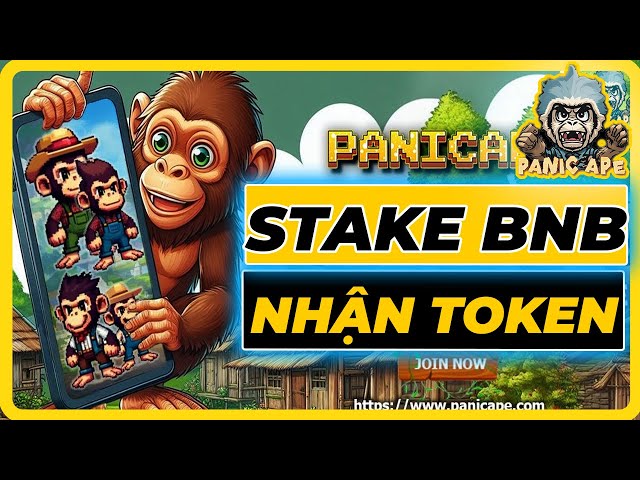 Panic Ape Stake BNB erhält Token, die auf Etagen mit einem Mindestkapital von nur 1U aufgeführt sind