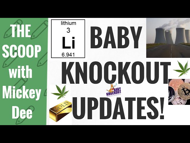 Or / Argent / Bitcoin / Uranium / Cannabis et Lithium Mises à jour Baby Knockout !