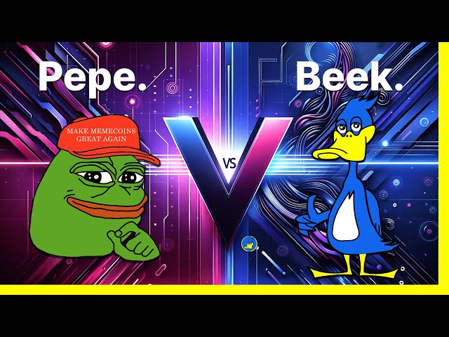 PEPE MEME COIN 대 BEEK - 누가 승리할까요?