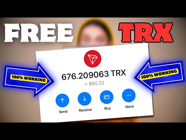 2024 年新的免費 Tron 礦場 - 無需投資即可獲得 135 TRX |免費加密貨幣挖礦網站