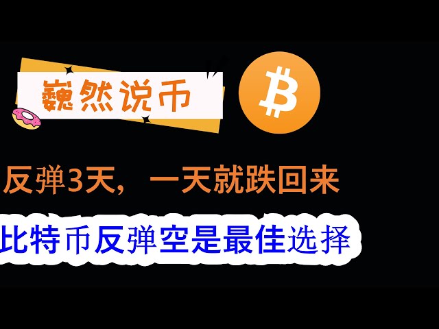 2024-04-25 BTC行情分析：做空比特币反弹仍是最佳选择