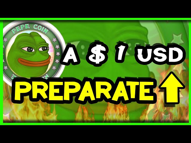 PEPE COIN Atteindra 1 $ CETTE ANNÉE POUR CETTE RAISON 🤑 PEPE COIN NEWS AUJOURD'HUI ️‍🔥