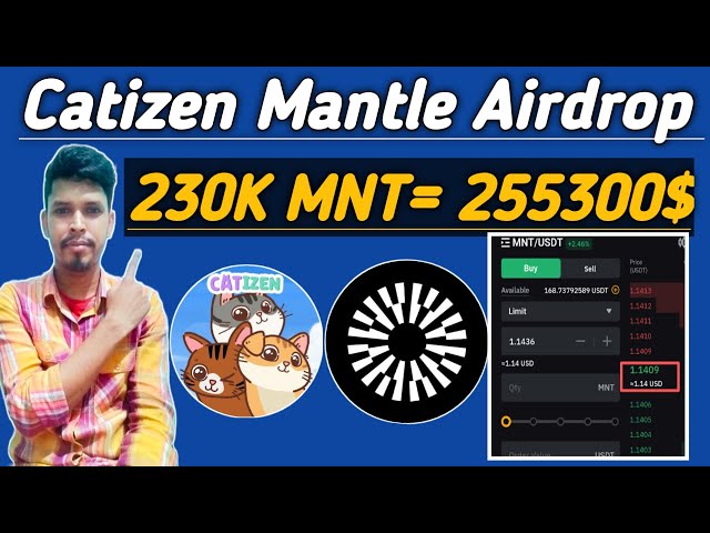 Catizen Mantle ~230.000 MNT-Token-Belohnung | Verdienen Sie 200 bis 300 US-Dollar mit dem kostenlosen Biggest Airdrop 2024