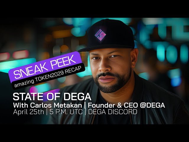 STATE OF DEGA: TOKEN 2029 recap -Unveil the Future of the Gaming world with CEO Carlos