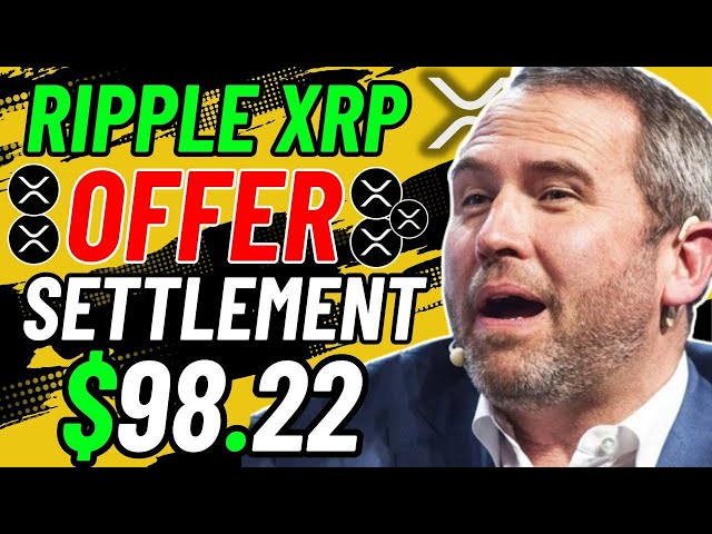 RIPPLE HAT DIE SEC IN EINER ABWICKLUNG AUF 98,22 USD PRO XRP BEWERTET!