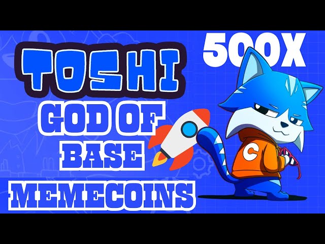 TOSHI MEME 코인을 50X로? (지금 구매WW) $TOSHI 가격 예측