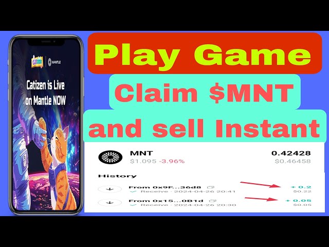 새로운 무료 Catizen 게임 Airdrop😱| 플레이하고 적립 | 즉시 $Mnt 청구 및 판매 🤑💲