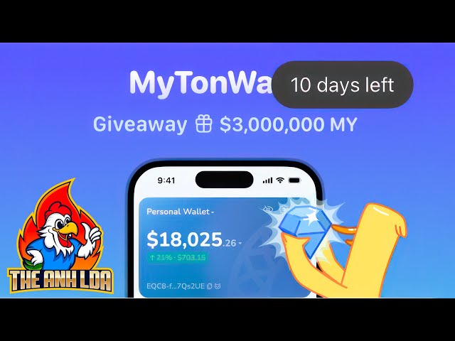 에어드롭: TON 네트워크 MyTonWallet 지갑에서 3,000,000 MY 토큰 공유 | 영국 LDA