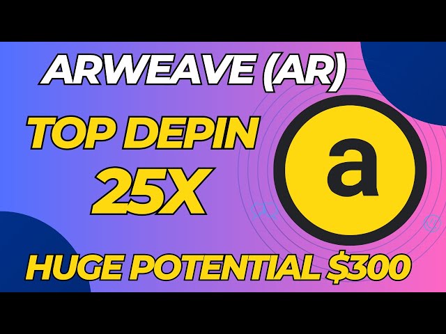 Arweave (AR)-Münzenpreisprognose für diesen Bullenmarkt | Beste Depin Layer1-Münze #arweave #arcoin