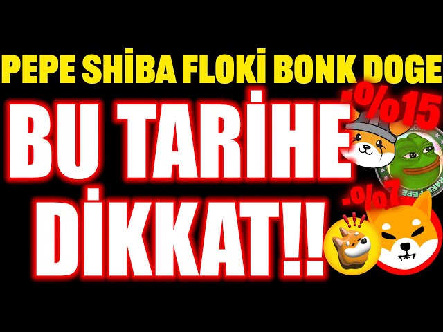 PEPE SHIBA FLOKİ DOGE BONK 이 날짜에 주목하세요!!! 대규모 발표 #floki #bonk #dogecoin #shiba #shib