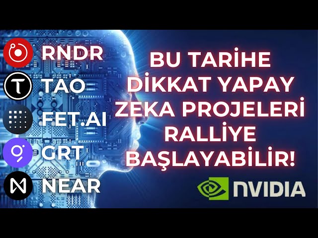 RNDR, TAO, GRT, NEAR, FET 코인이 반등을 시작할 수 있습니다! 이 날짜에 주목하세요. 인공 지능 프로젝트가 날 수 있습니다!