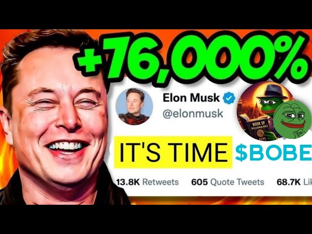 メレッドああああ‼️ 次のペペコイン、イーロン・マスクがボベを正式に1ドルに叩きつける‼️