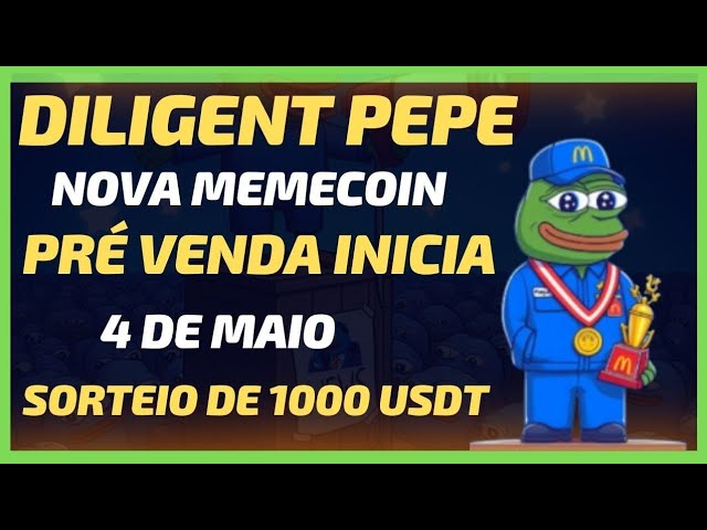 DILIGENT PEPE 새로운 MEMECOIN 사전 판매가 5월 4일에 시작됩니다. 1000 USDT 경품 행사가 진행됩니다.