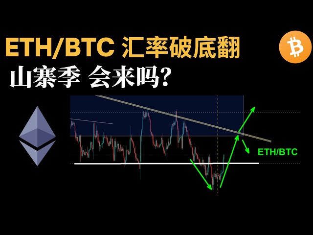 ビットコイン市場分析：ETH/BTC為替レートは底打ち、アルトコインの季節は来るのか？ (BTC/ETH/ビットコイン/イーサリアム/ビットコイン/イーサリアム市場分析)