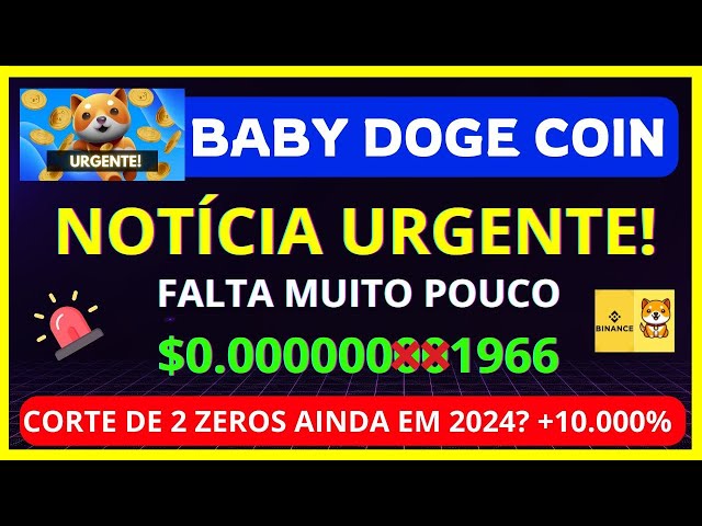 BABY DOGE 🚨DRINGEND 🚨 WENIG ÜBRIG. +10.000!? WENN SIE IN BABY DOGE INVESTIEREN, IST DIESES VIDEO EIN MUSS!