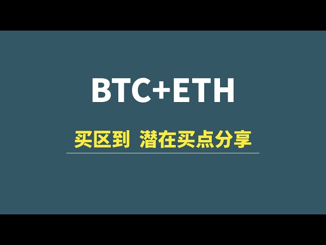 【4月29日】BTC+ETH：买入区已达，潜在双底结构评估！