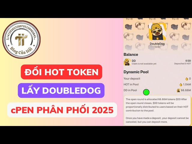 Use HOT TOKEN Buy DoubleDog l cPEN NETWORK Distribute $PEN Quarter 1/2025 l Hai's Blog