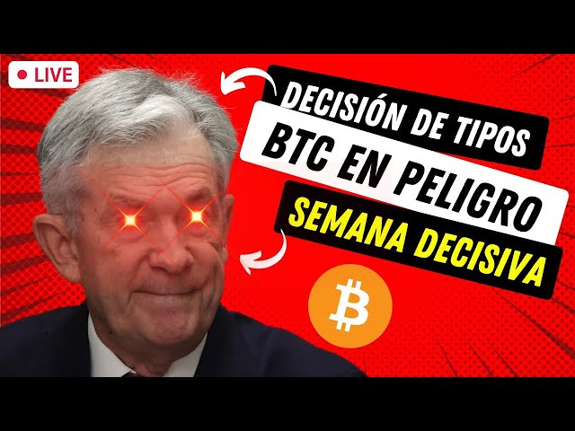 🔴 ライブ: ビットコインは62,000を失うのか? ➤ 金利決定週間（パウエル氏とFED）