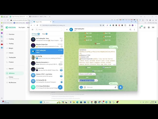 TOB Trading BOT - Ton 系统使用说明 Telegram BOT |你的_0xGemi