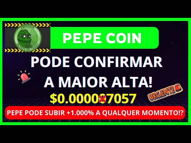 PEPE COIN🚨紧急🚨PEPE可以确认最高点！升值+10,000%。 2024 年削减零！？