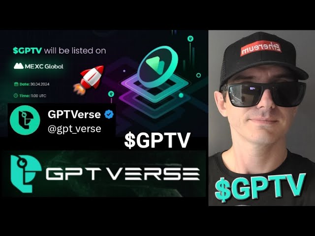 $GPTV - GPTVerse TOKEN CRYPTO COIN GPTV GPT VERSE MEXC GLOBAL BNB BSC PANCAKESWAP BLOCKCHAIN ​​​​NEW