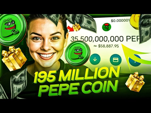 無料 195,000,000 Pepe Coin Airdrop : 暗号通貨マイニングなしでミームコインを請求 |今日のエアドロップニュース