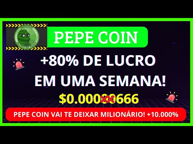 PEPE COIN🚨 紧急 🚨 本周价值 +80%？ PEPE 币将使您成为百万富翁 +10,000% 高！？