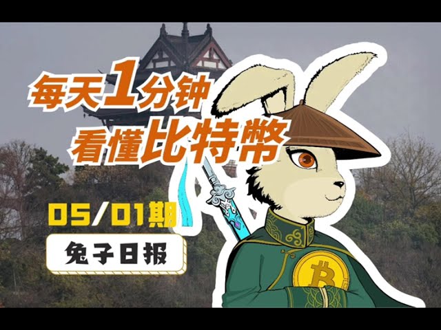 05/01 Bitcoin Today Rabbit Daily: 1日1分でビットコインを理解。 ｜ビットコイン分析 ｜ビットコインビュー ｜ビットコイントレンド