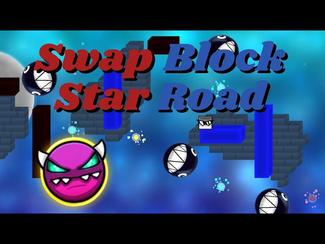 LassiBoy의 "Swap Block Star Road" [코인 포함](플랫포머 악마) | 지오메트리 대시 2.2