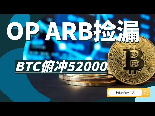 ARB OP 发现了漏洞。 L2赛道随着下滑而停止。比特币很难守住57000，即将跳水至52000！