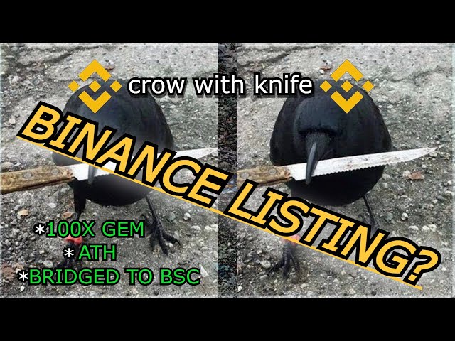 바이낸스 상장?! CROW WITH KNIFE $ CAW - CRYPTO.COM에 등록되어 있습니다! 1000x MEME COIN #cro #binance