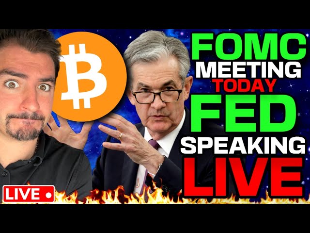 FOMC-TREFFEN LIVE-STREAM! (FED Powell SPRICHT und BREAKING CRYPTO NEWS!) Wird Bitcoin PUMPEN oder DUMPEN?