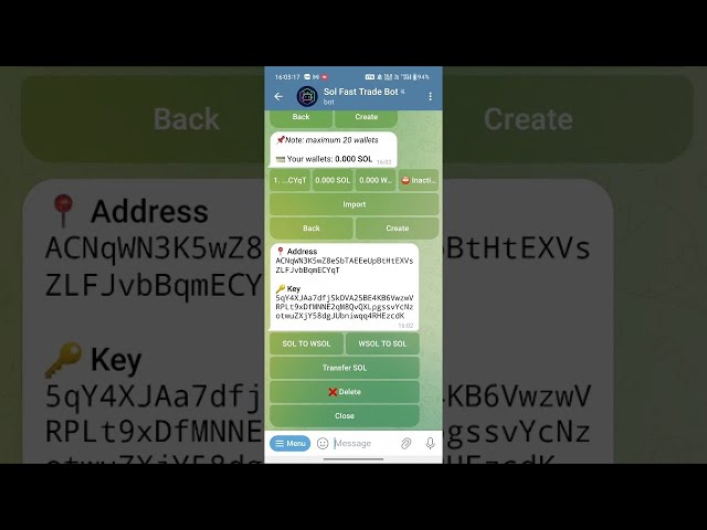 텔레그램에서 Bot Sol Fast Trade Bot을 사용하는 방법 | 솔라나 네트워크 구매 및 판매
