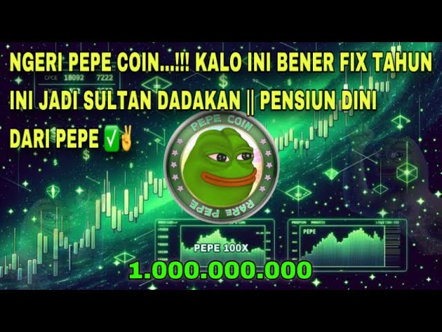 PEPE COIN IST SCHRECKLICH...!!! WENN DAS WAHR IST, WIRD DER FIX DIESES JAHRES EIN SOFORTIGER SULTAN WERDEN || Vorzeitiger Ruhestand bei PEPE ✅✌️